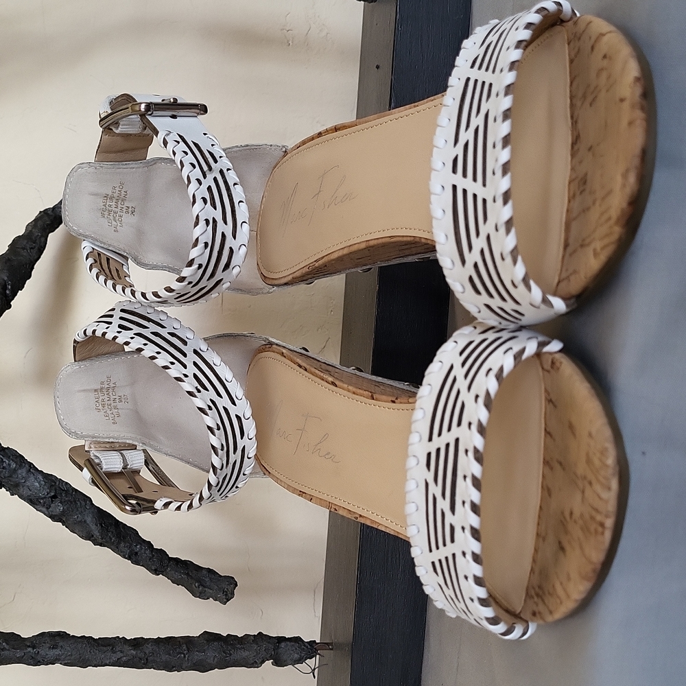 Mark Fisher  Wedge Sandals Used WO's 9